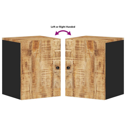 Bathroom Wall Cabinet 38x33x48 cm Solid Wood Mango - OLBRIT