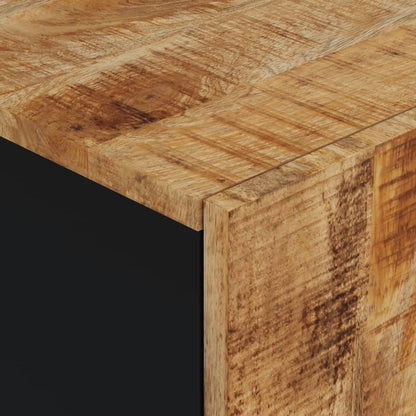 Bathroom Wall Cabinet 38x33x48 cm Solid Wood Mango - OLBRIT