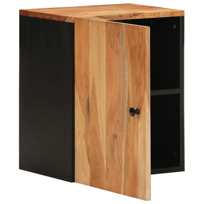 Bathroom Wall Cabinet 38x33x48 cm Solid Wood Acacia - OLBRIT