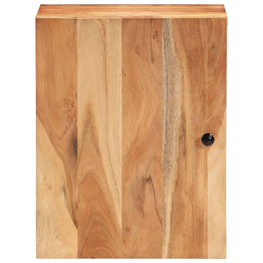 Bathroom Wall Cabinet 38x33x48 cm Solid Wood Acacia - OLBRIT