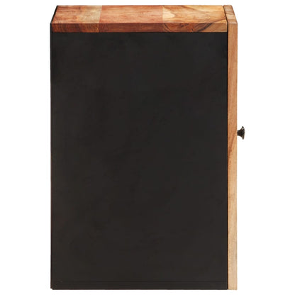 Bathroom Wall Cabinet 38x33x48 cm Solid Wood Acacia - OLBRIT