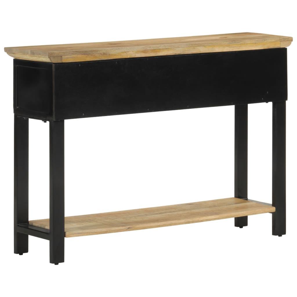 Console Table 110x30x75 cm Solid Rough Wood Mango - OLBRIT