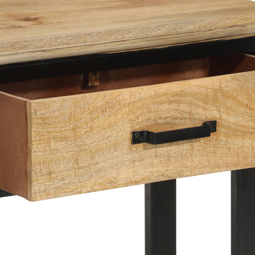 Console Table 110x30x75 cm Solid Rough Wood Mango - OLBRIT