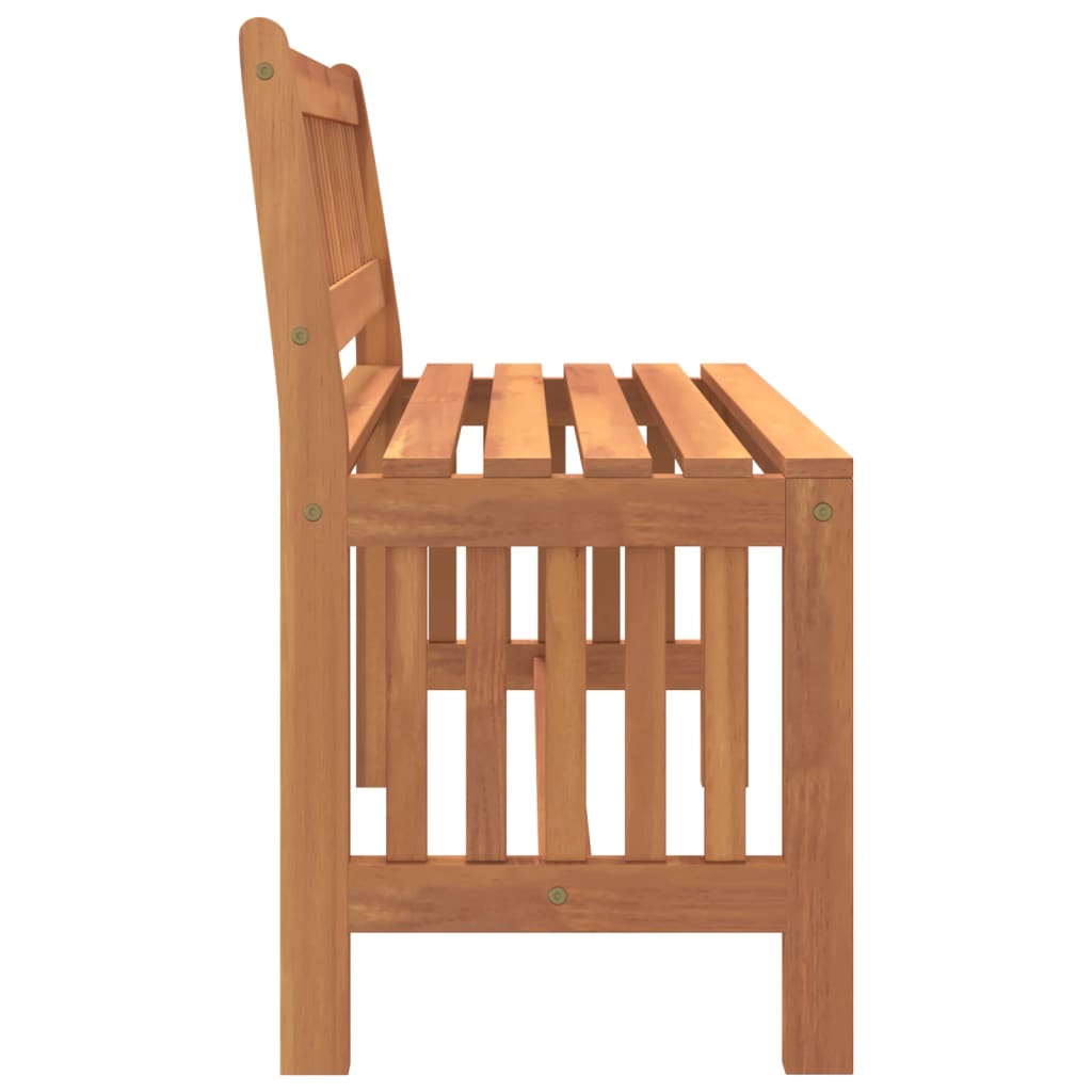 Garden Bench 110 cm Solid Wood Eucalyptus - OLBRIT