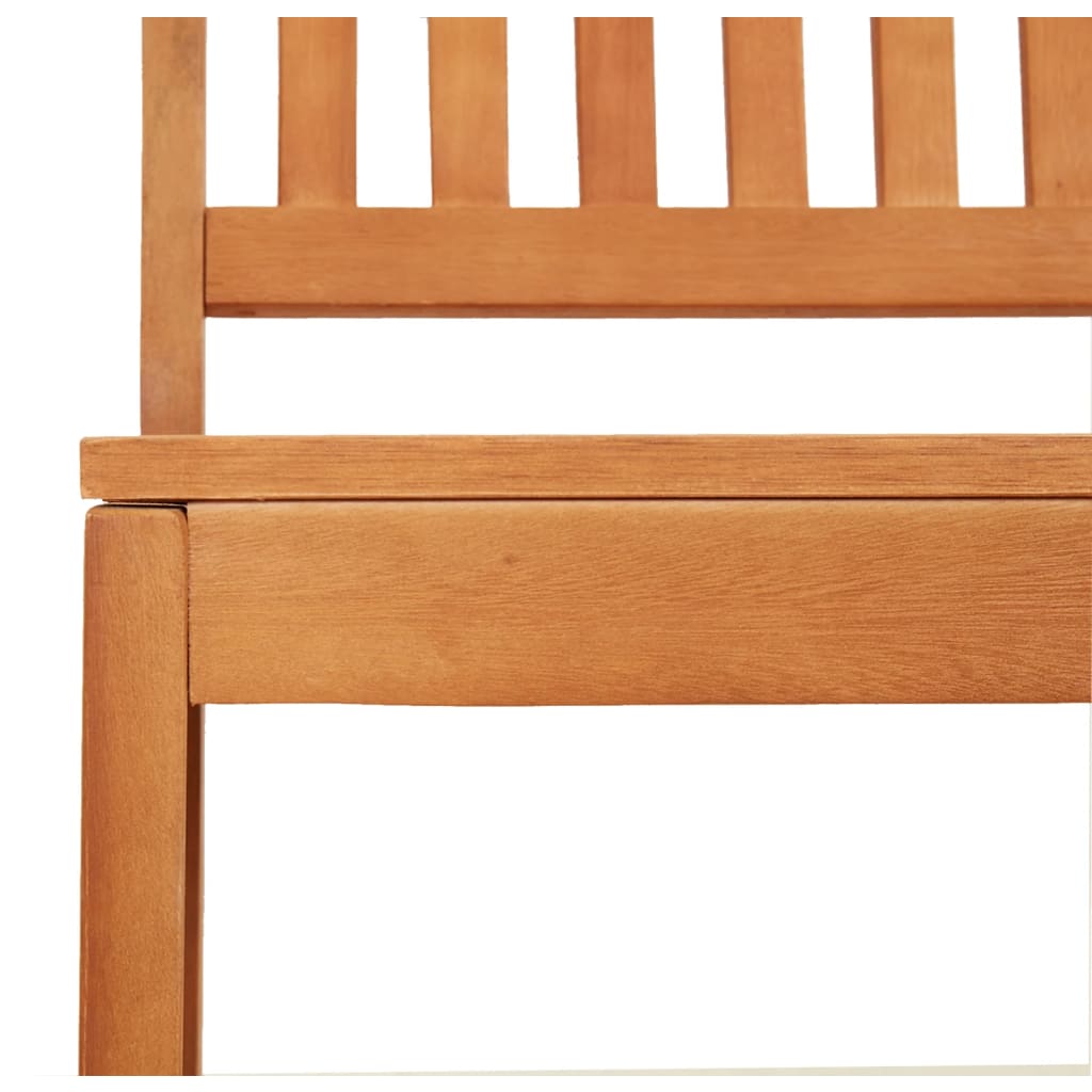 Garden Bench 110 cm Solid Wood Eucalyptus - OLBRIT