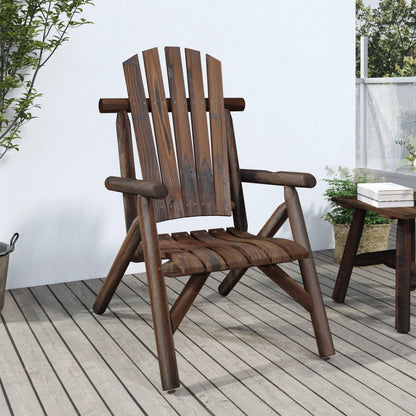 Garden Chair 68x86x103 cm Solid Wood Spruce - OLBRIT