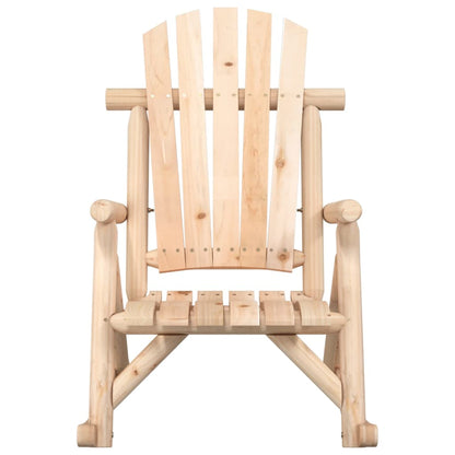 Garden Rocking Chair 69x96x101 cm Solid Wood Spruce - OLBRIT