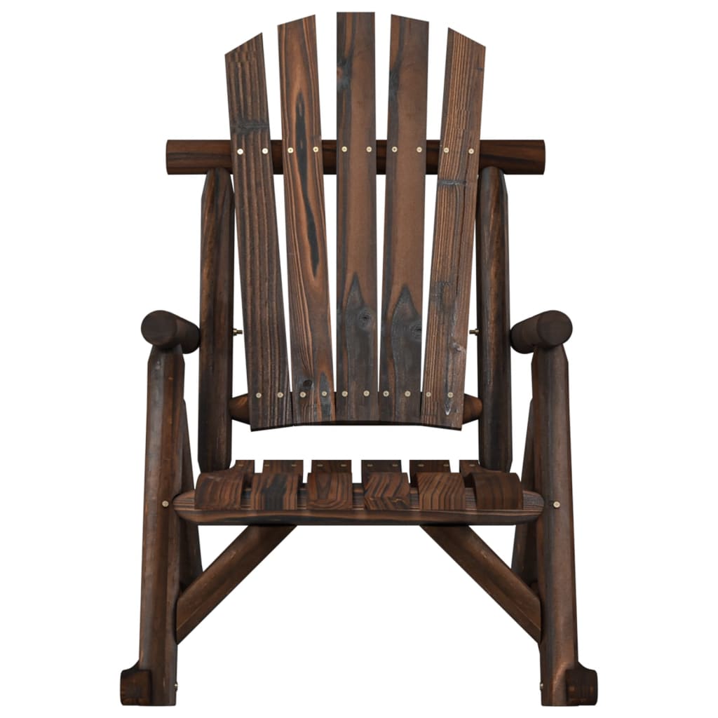 Garden Rocking Chair 69x96x101 cm Solid Wood Spruce - OLBRIT