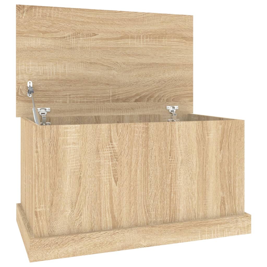 Storage Box Sonoma Oak 70x40x38 cm Engineered Wood - OLBRIT
