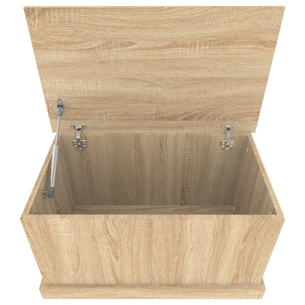 Storage Box Sonoma Oak 70x40x38 cm Engineered Wood - OLBRIT