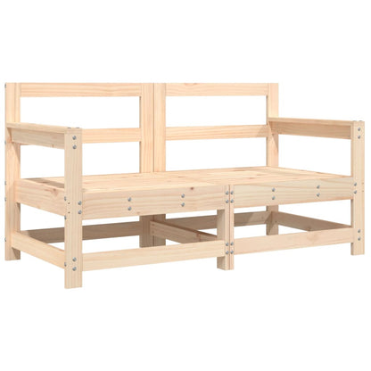 Garden Chairs with Cushions 2 pcs Solid Wood Pine - OLBRIT