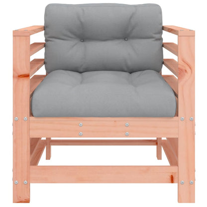 Garden Chairs with Cushions 2 pcs Solid Wood Douglas - OLBRIT