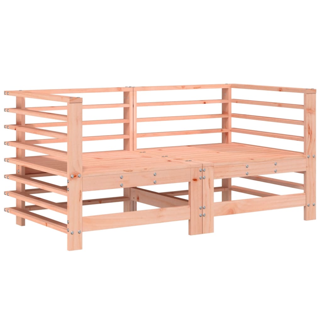 Corner Sofas with Cushions 2 pcs Solid Wood Douglas - OLBRIT