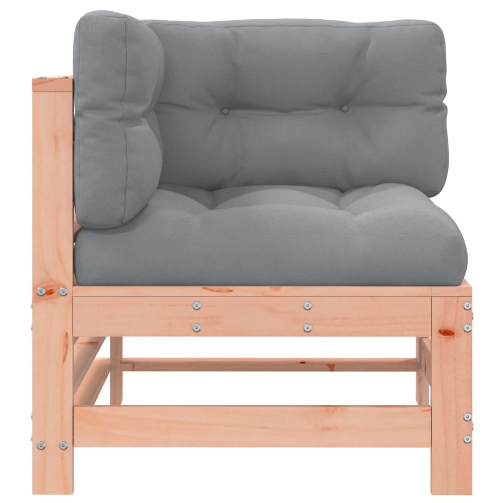 Corner Sofas with Cushions 2 pcs Solid Wood Douglas - OLBRIT