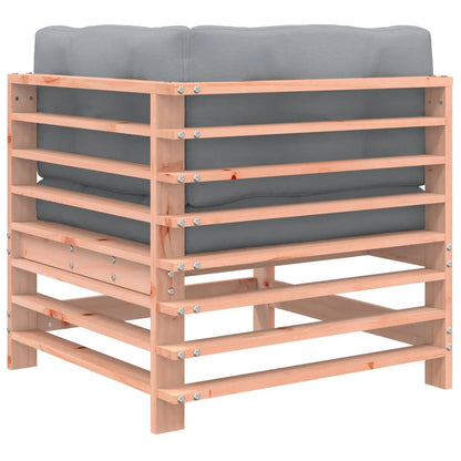Corner Sofas with Cushions 2 pcs Solid Wood Douglas - OLBRIT