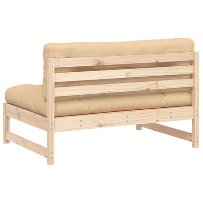 Middle Sofa 120x80 cm Solid Wood Pine - OLBRIT
