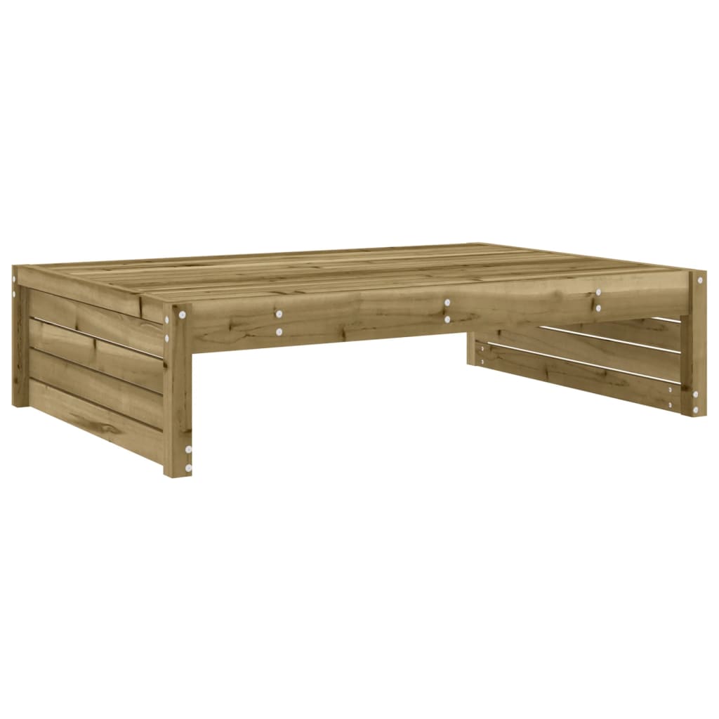Garden Footstool 120x80 cm Impregnated Wood Pine - OLBRIT