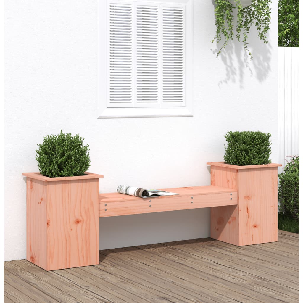 Planter Bench 184.5x39.5x56.5 cm Solid Wood Douglas - OLBRIT