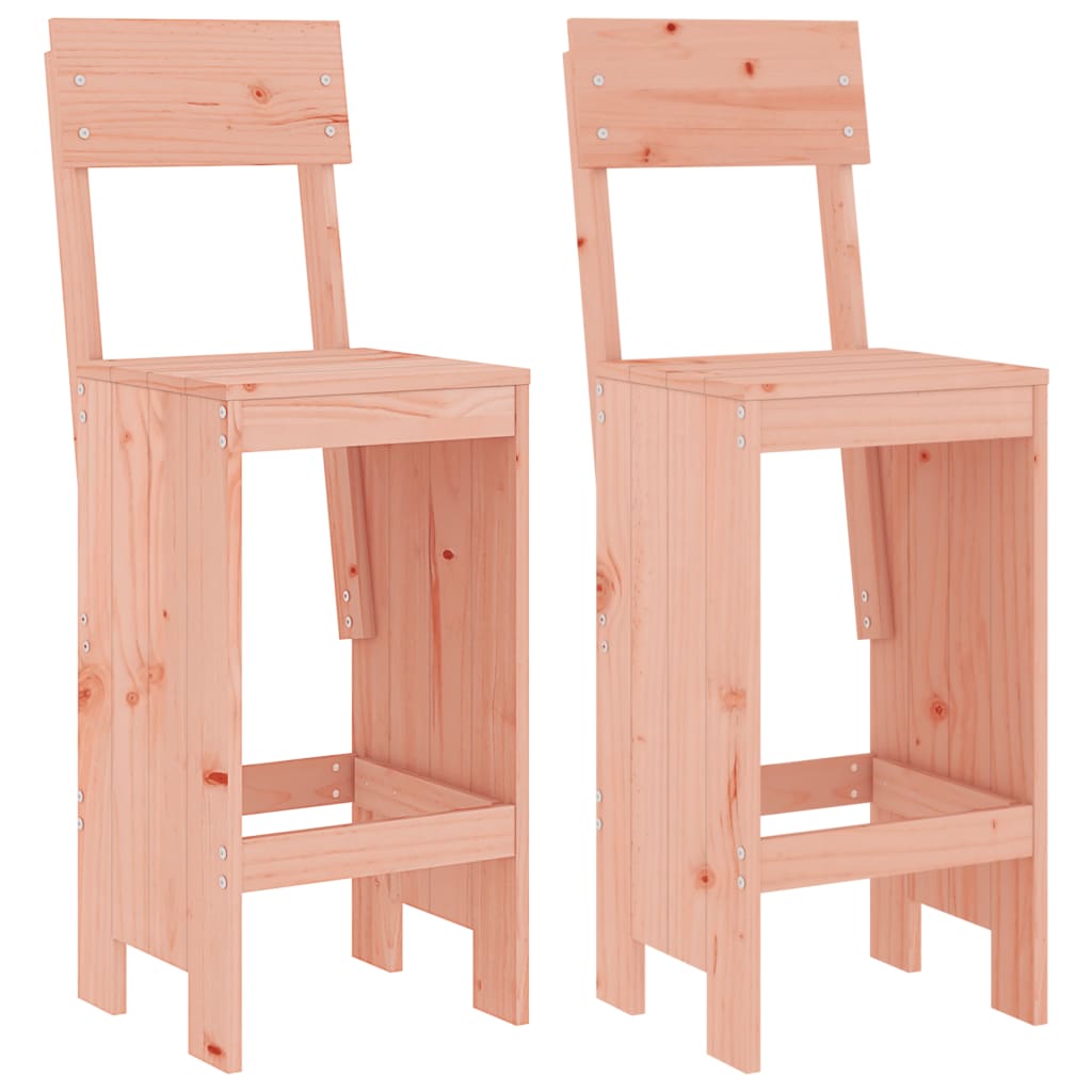 Bar Stools 2 pcs 40x48.5x115.5 cm Solid Wood Douglas - OLBRIT