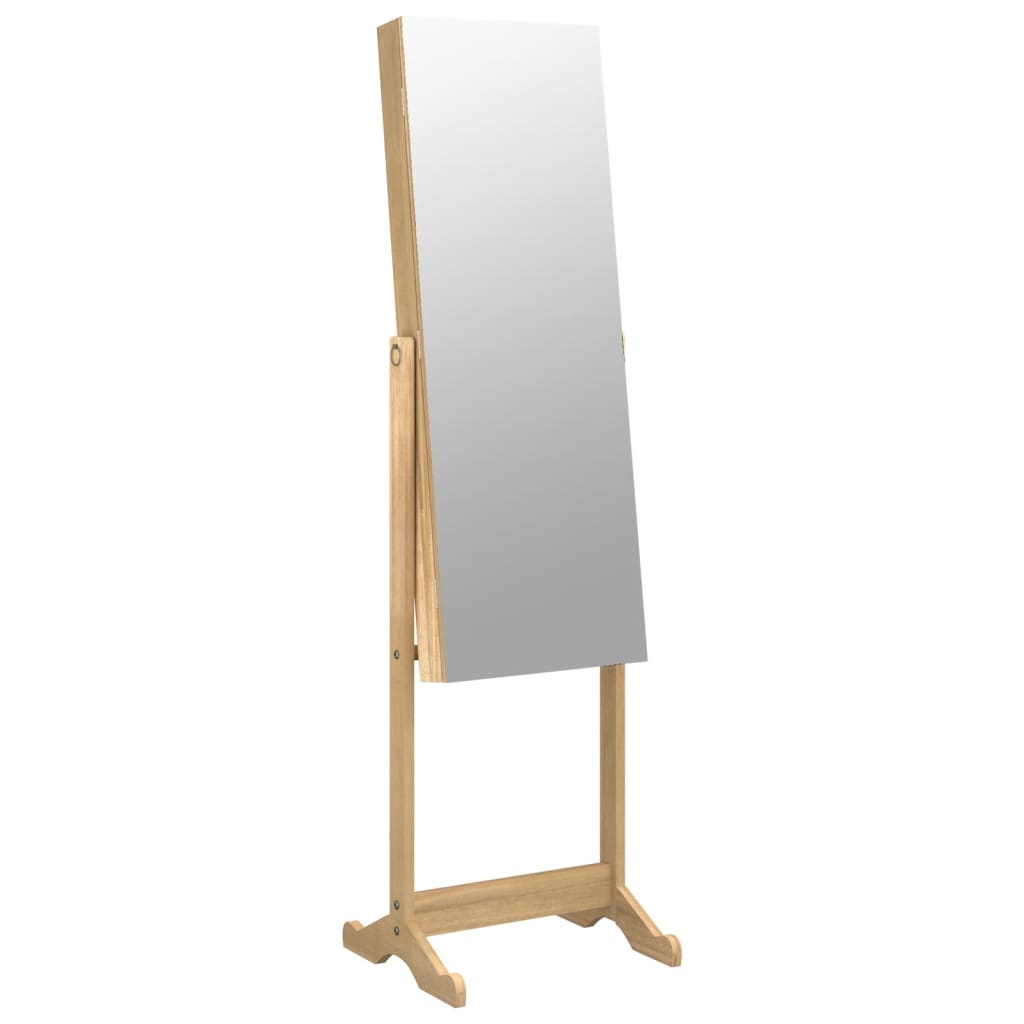 Mirror Jewellery Cabinet Free Standing 42x38x152 cm - OLBRIT