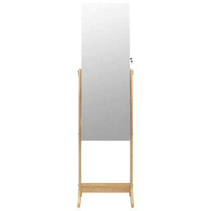 Mirror Jewellery Cabinet Free Standing 42x38x152 cm - OLBRIT