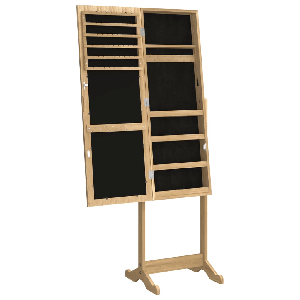 Mirror Jewellery Cabinet Free Standing 42x38x152 cm - OLBRIT