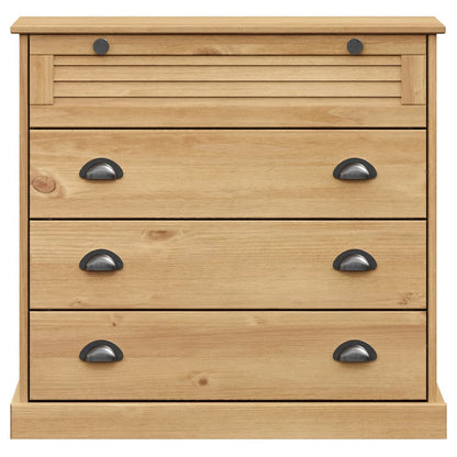 Chest of Drawers VIGO 80x40x76 cm Solid Wood Pine - OLBRIT