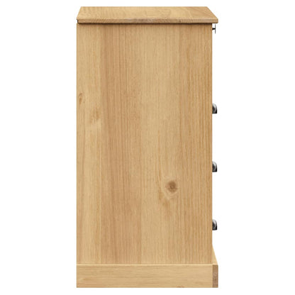 Chest of Drawers VIGO 80x40x76 cm Solid Wood Pine - OLBRIT