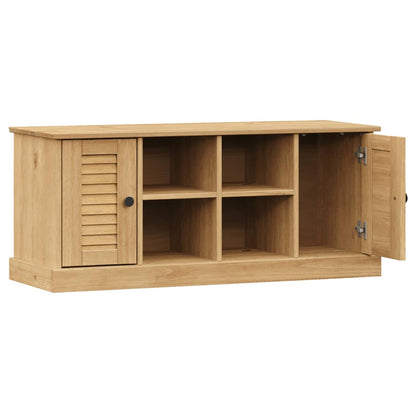 Shoe Bench VIGO 106x35x40 cm Solid Wood Pine - OLBRIT