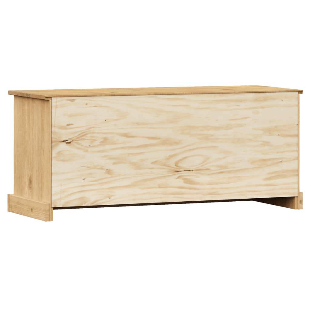 Shoe Bench VIGO 106x35x40 cm Solid Wood Pine - OLBRIT