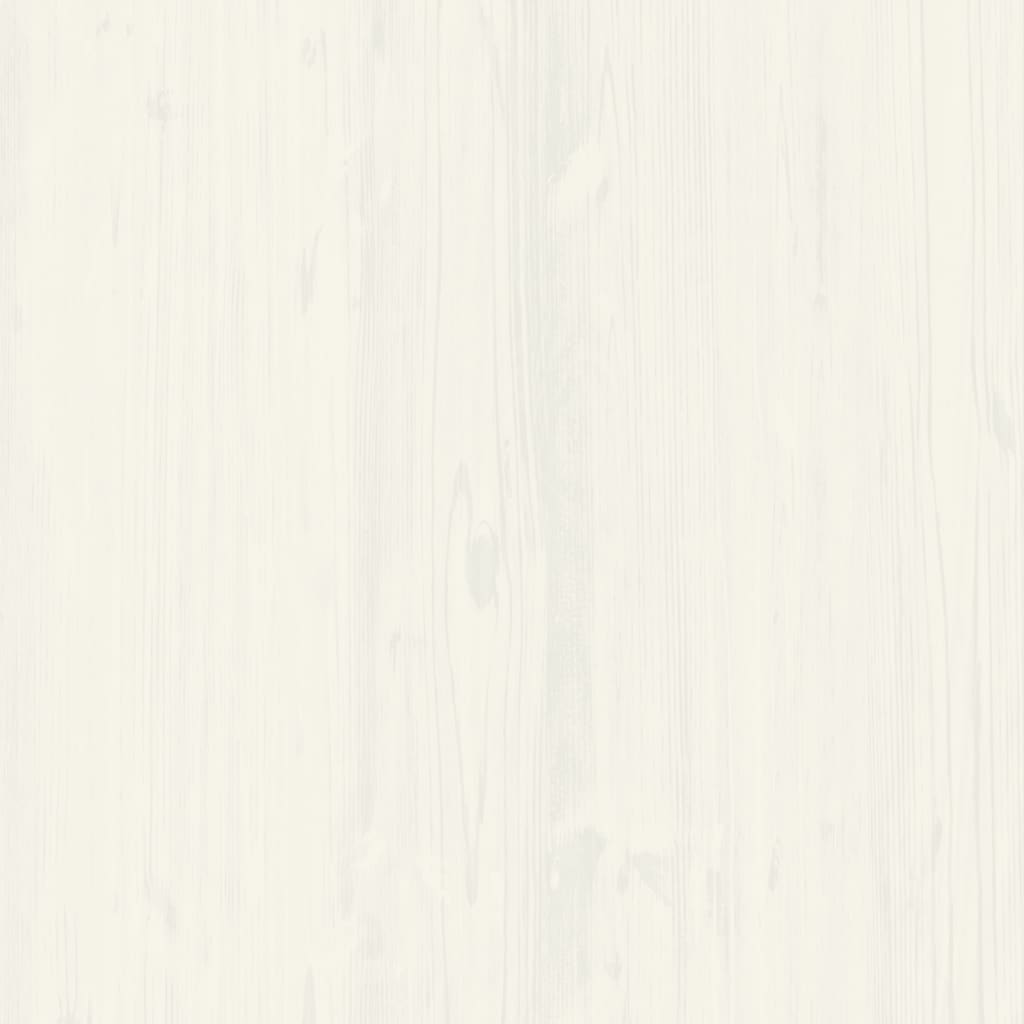 Shoe Bench VIGO White 106x35x40 cm Solid Wood Pine - OLBRIT