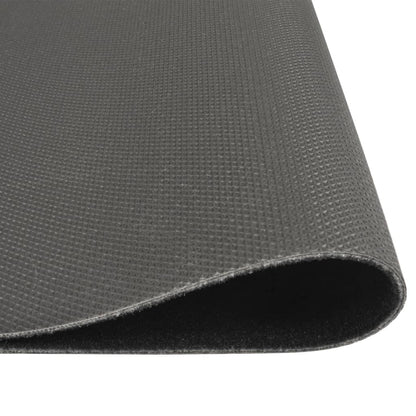 Kitchen Rug Washable Kitchen Black 45x150 cm Velvet - OLBRIT