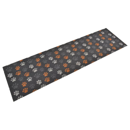 Kitchen Rug Washable Paws 45x150 cm Velvet - OLBRIT