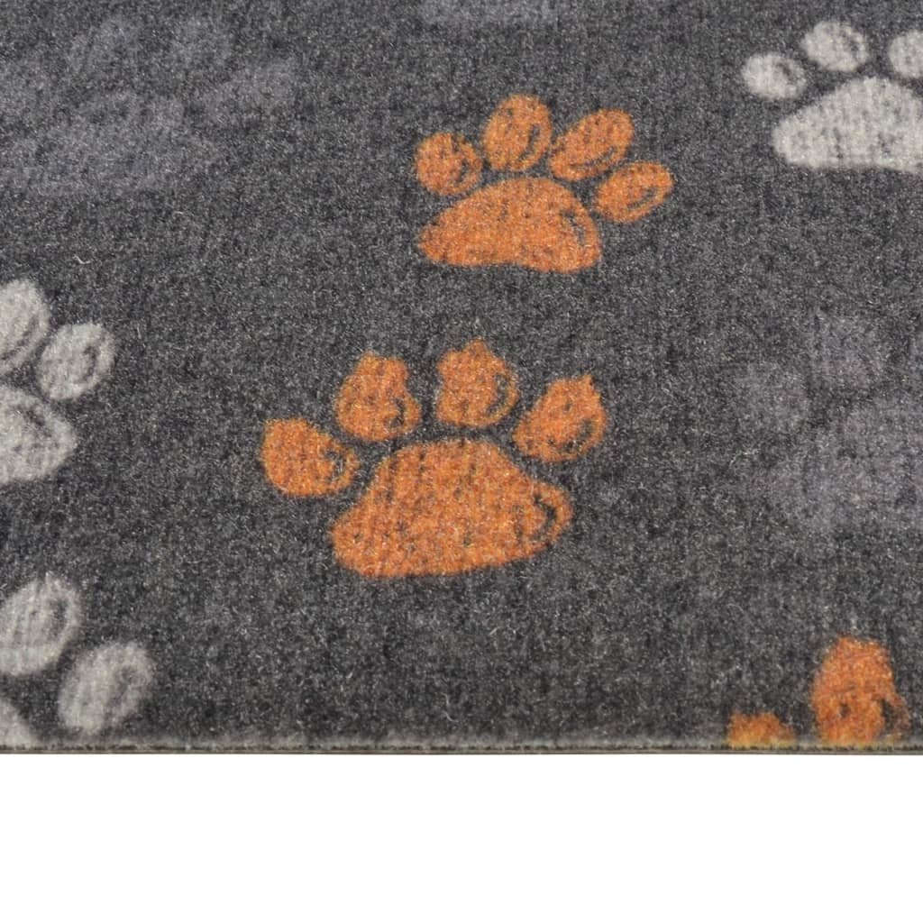 Kitchen Rug Washable Paws 60x180 cm Velvet - OLBRIT