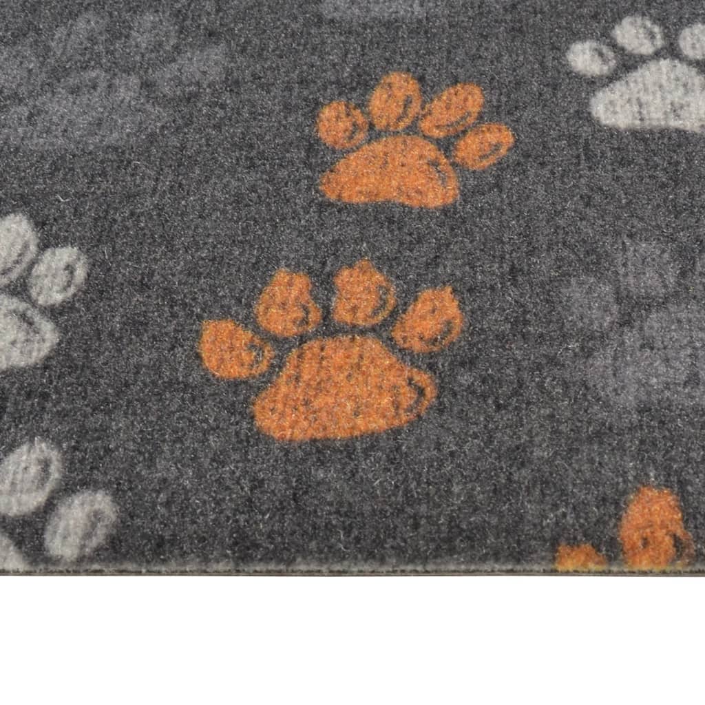 Kitchen Rug Washable Paws 60x300 cm Velvet - OLBRIT