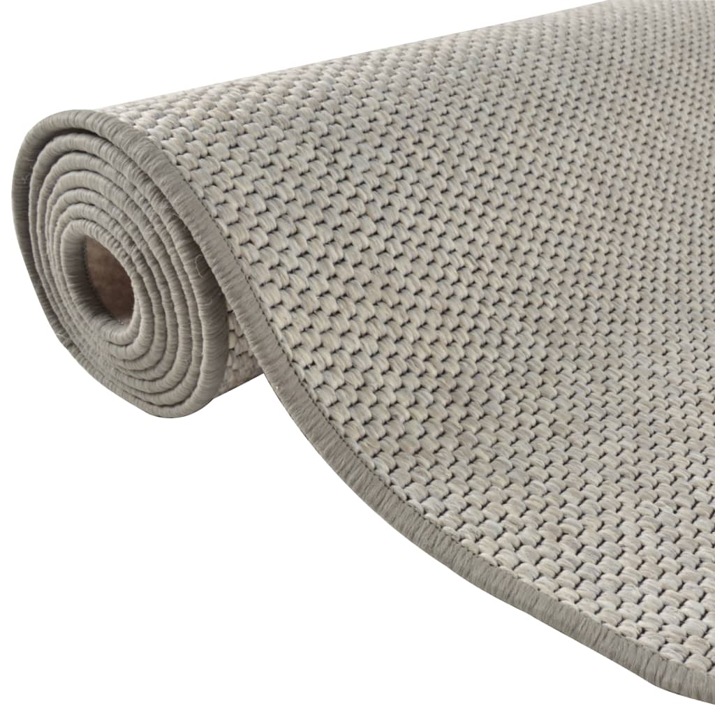 Carpet Runner Sisal Look Taupe 50x250 cm - OLBRIT