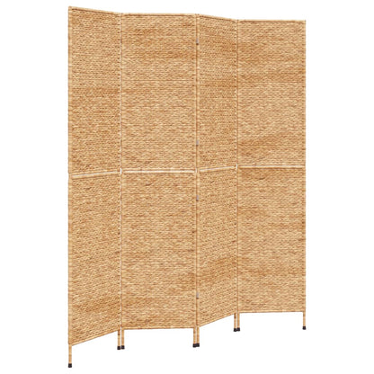 Room Divider 4-Panel 163x180 cm Water Hyacinth - OLBRIT