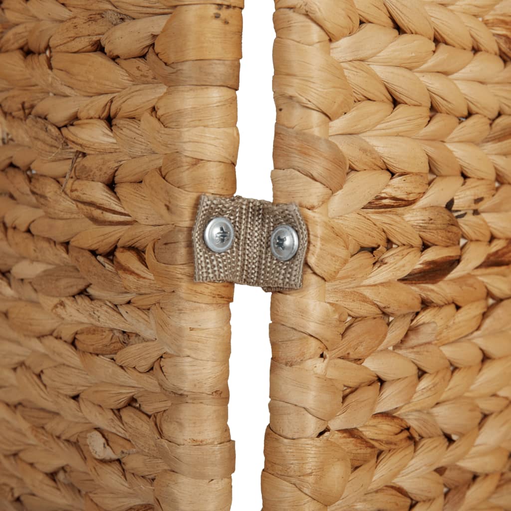 Room Divider 4-Panel 163x180 cm Water Hyacinth - OLBRIT