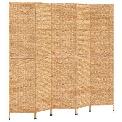 Room Divider 5-Panel 205x180 cm Water Hyacinth - OLBRIT