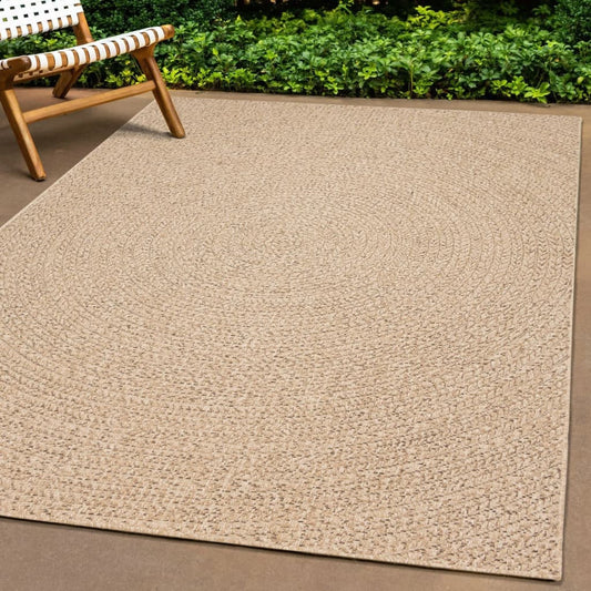 Rug 80x150 cm Jute Look Indoor and Outdoor - OLBRIT