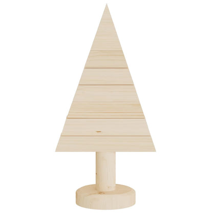Wooden Christmas Trees for Decoration 2 pcs 30 cm Solid Wood Pine - OLBRIT