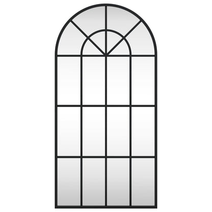 Wall Mirror Black 40x80 cm Arch Iron - OLBRIT