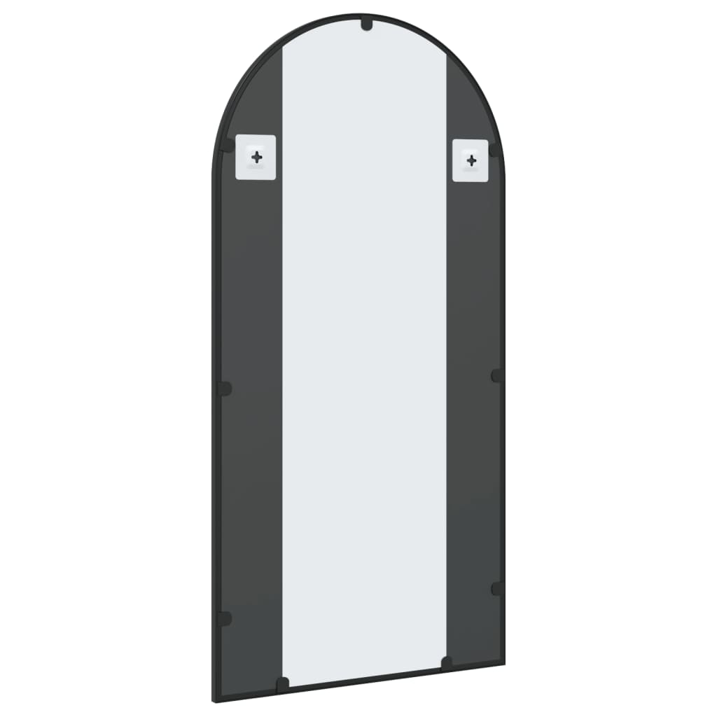 Wall Mirror Black 50x100 cm Arch Iron - OLBRIT