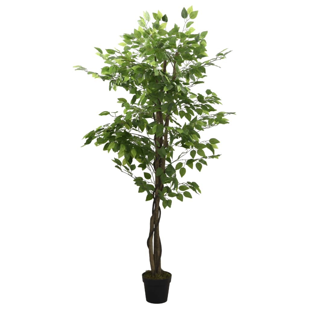 Artificial Ficus Tree 1008 Leaves 180 cm Green - OLBRIT