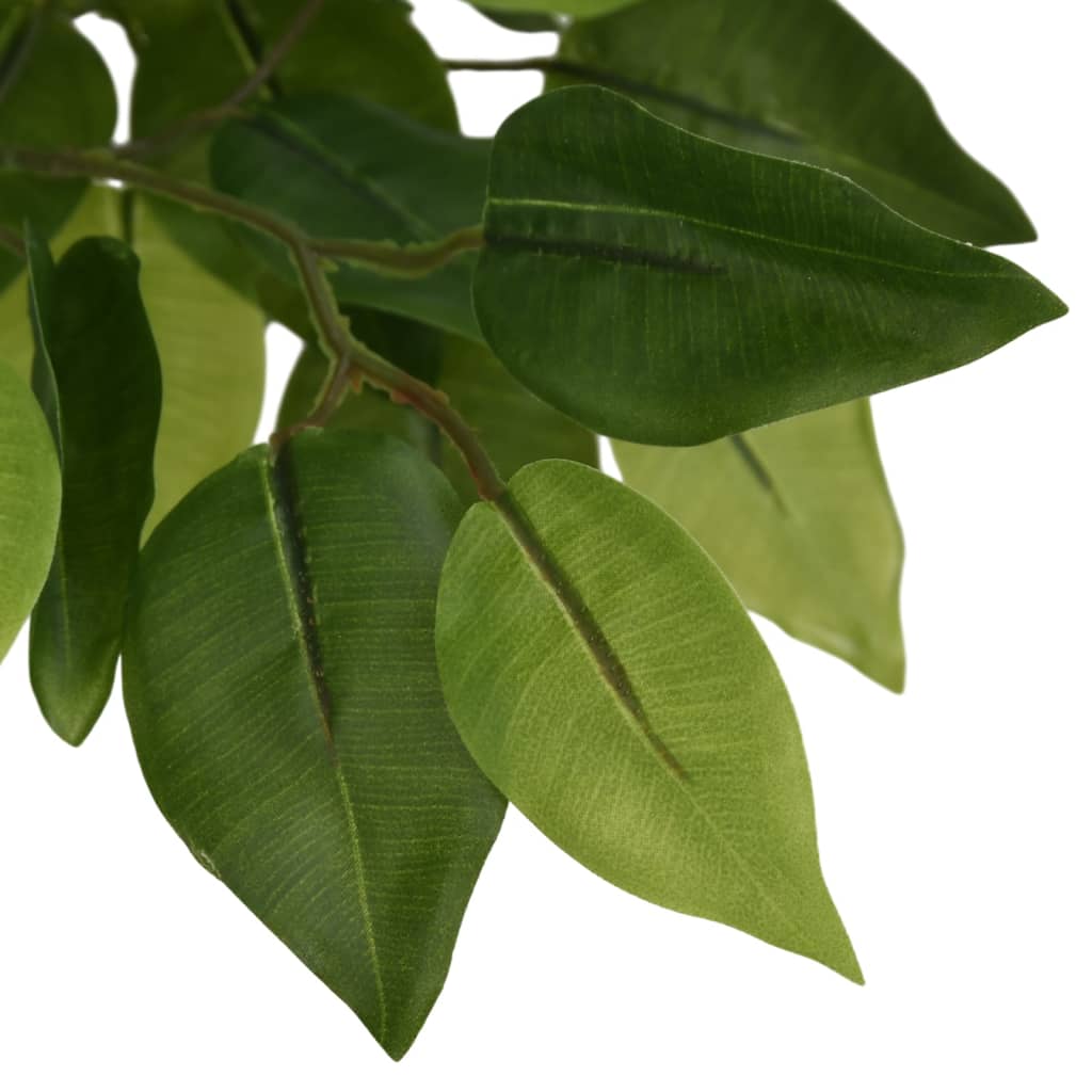 Artificial Ficus Tree 1260 Leaves 200 cm Green - OLBRIT