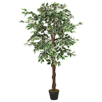 Artificial Ficus Tree 1008 Leaves 180 cm Green - OLBRIT