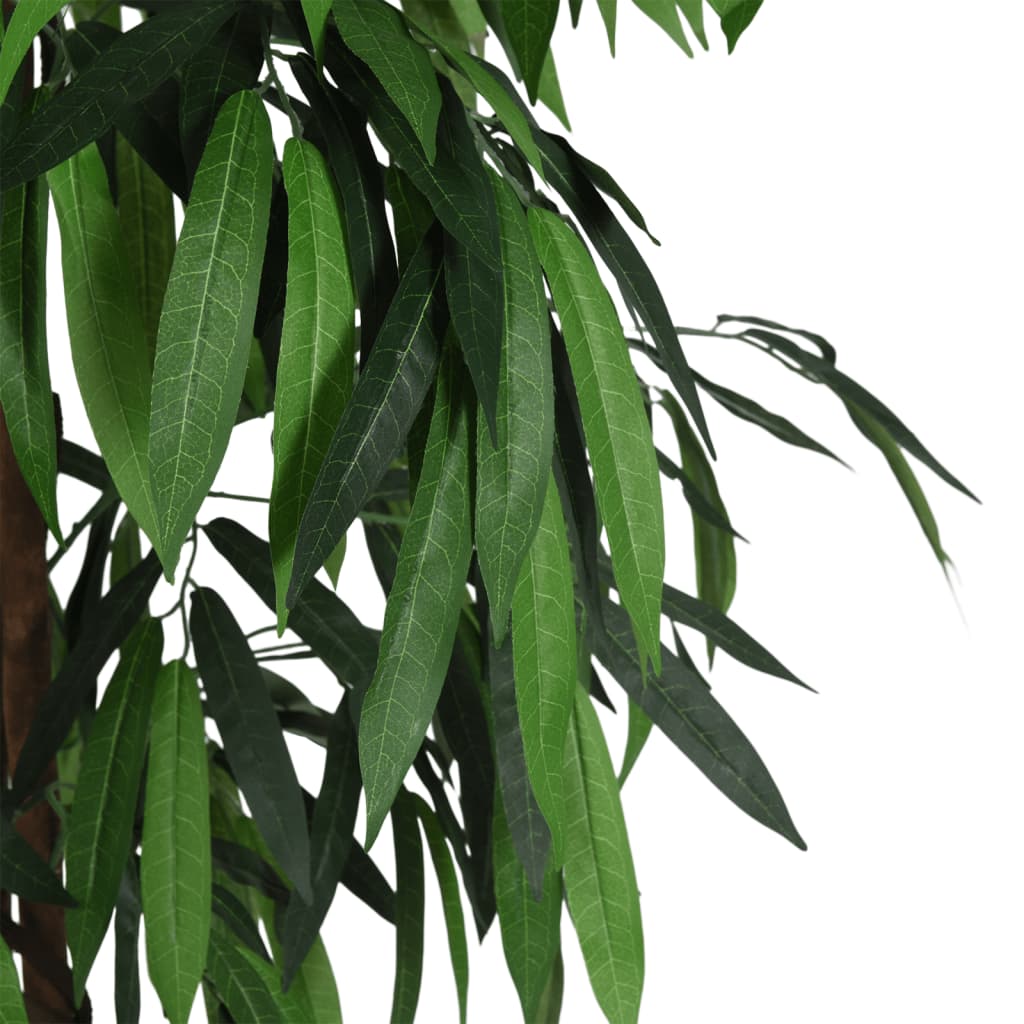 vidaXL Artificial Mango Tree 600 Leaves 150 cm Green - OLBRIT