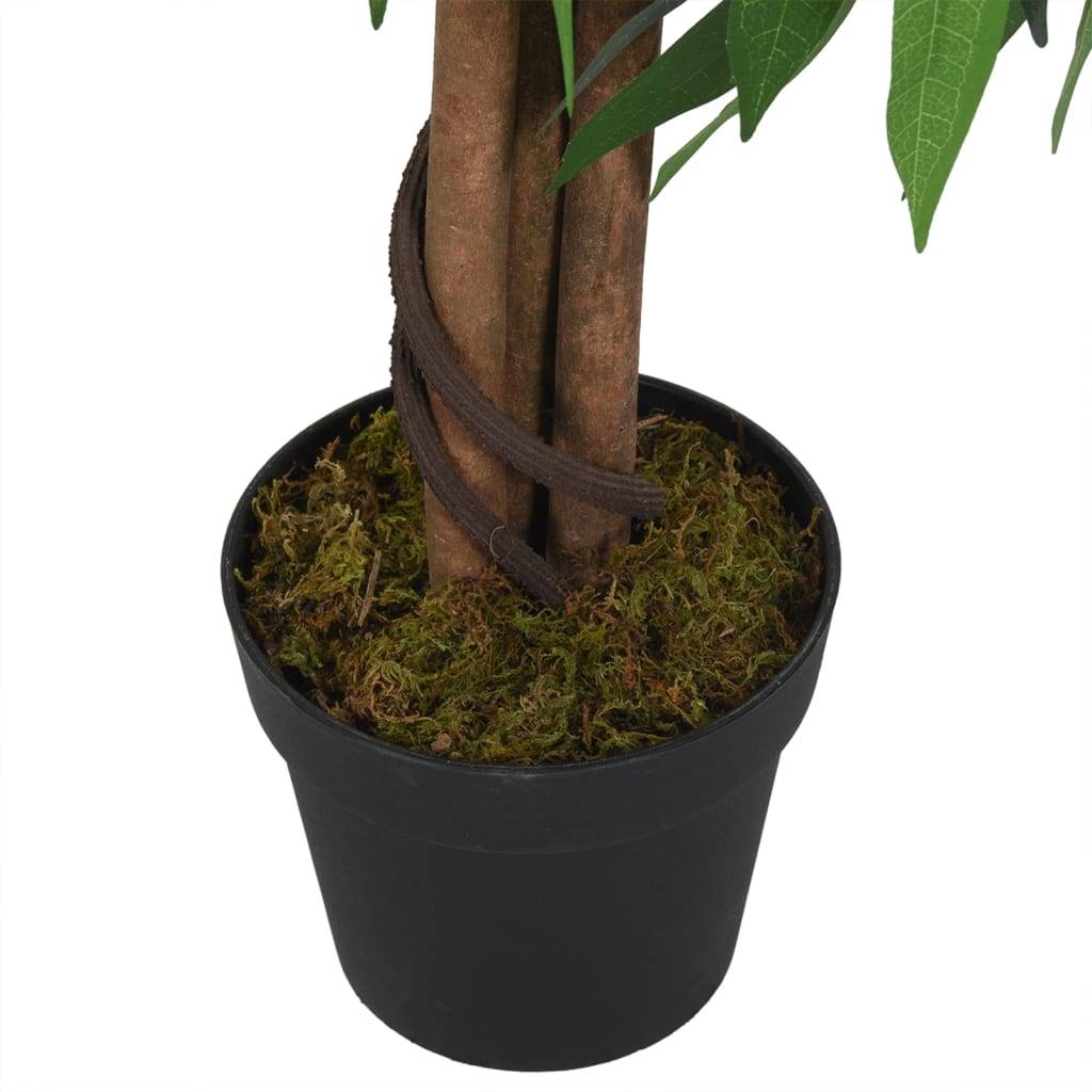 vidaXL Artificial Mango Tree 600 Leaves 150 cm Green - OLBRIT