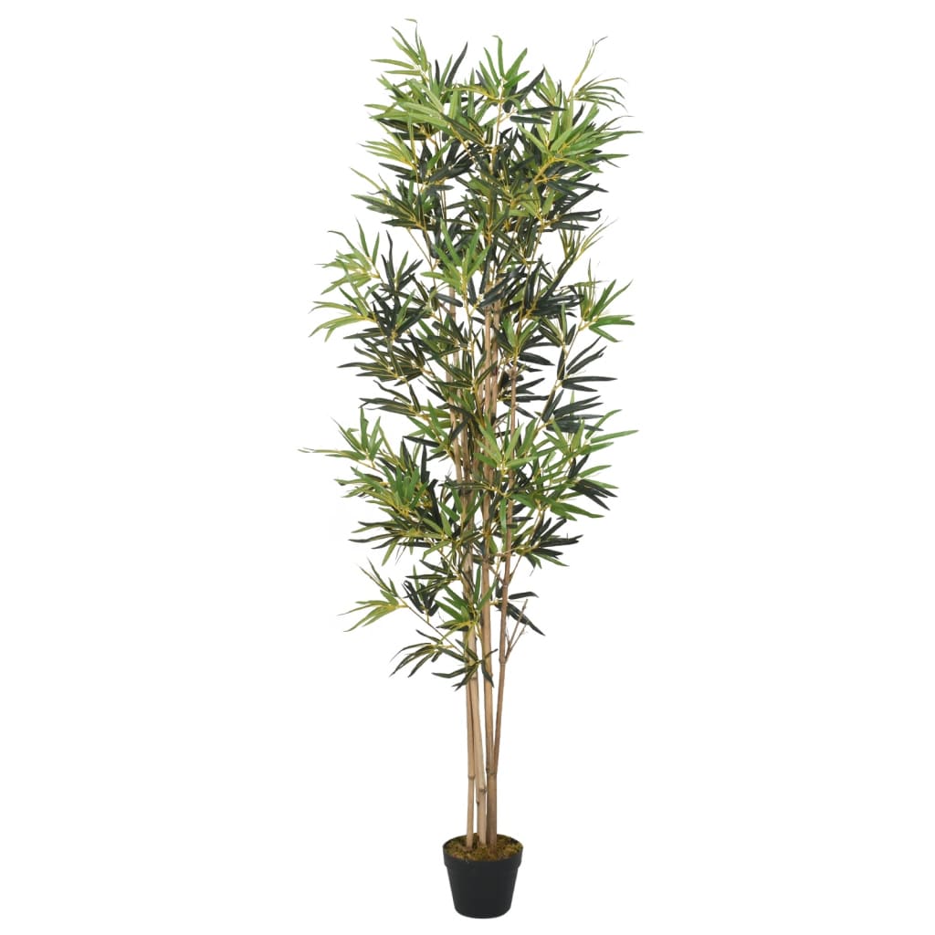 Artificial Bamboo Tree 368 Leaves 80 cm Green - OLBRIT