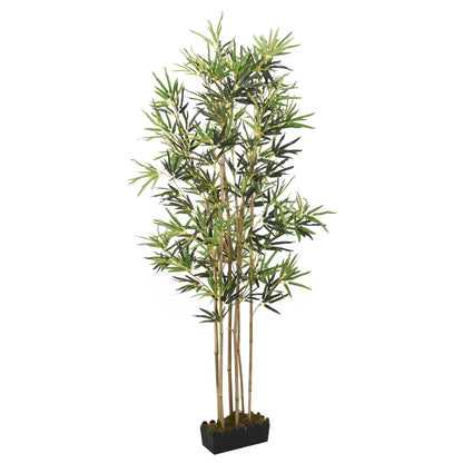 Artificial Bamboo Tree 552 Leaves 120 cm Green - OLBRIT